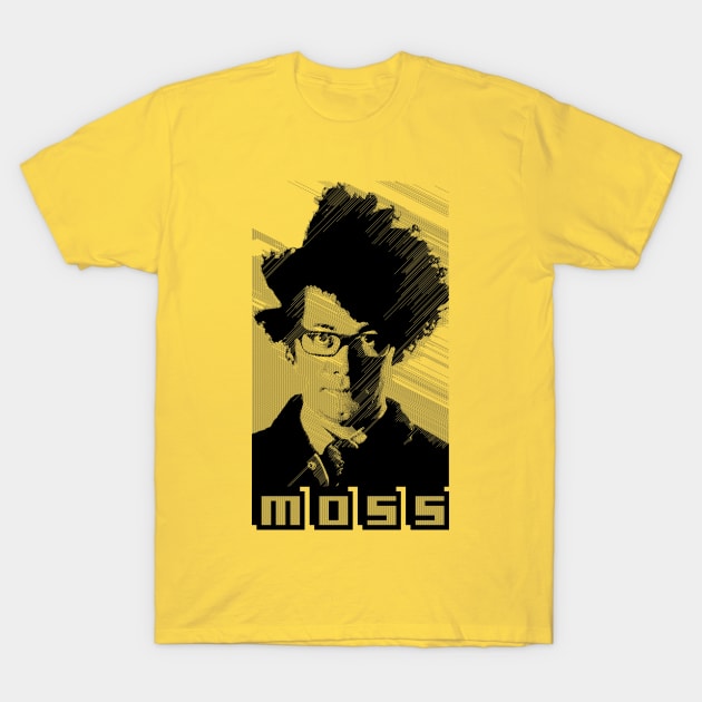 Moss IT Crowd Pixel Tribute T-Shirt by DankFutura